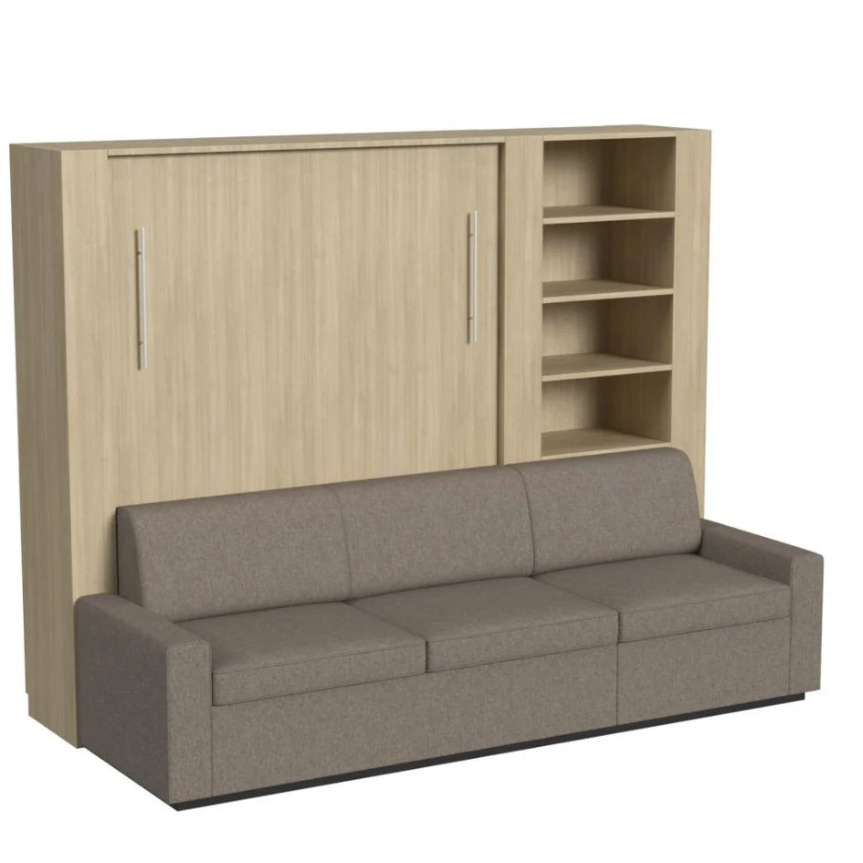 Inovabed Queen EXTENDED wall bed w/SOFA