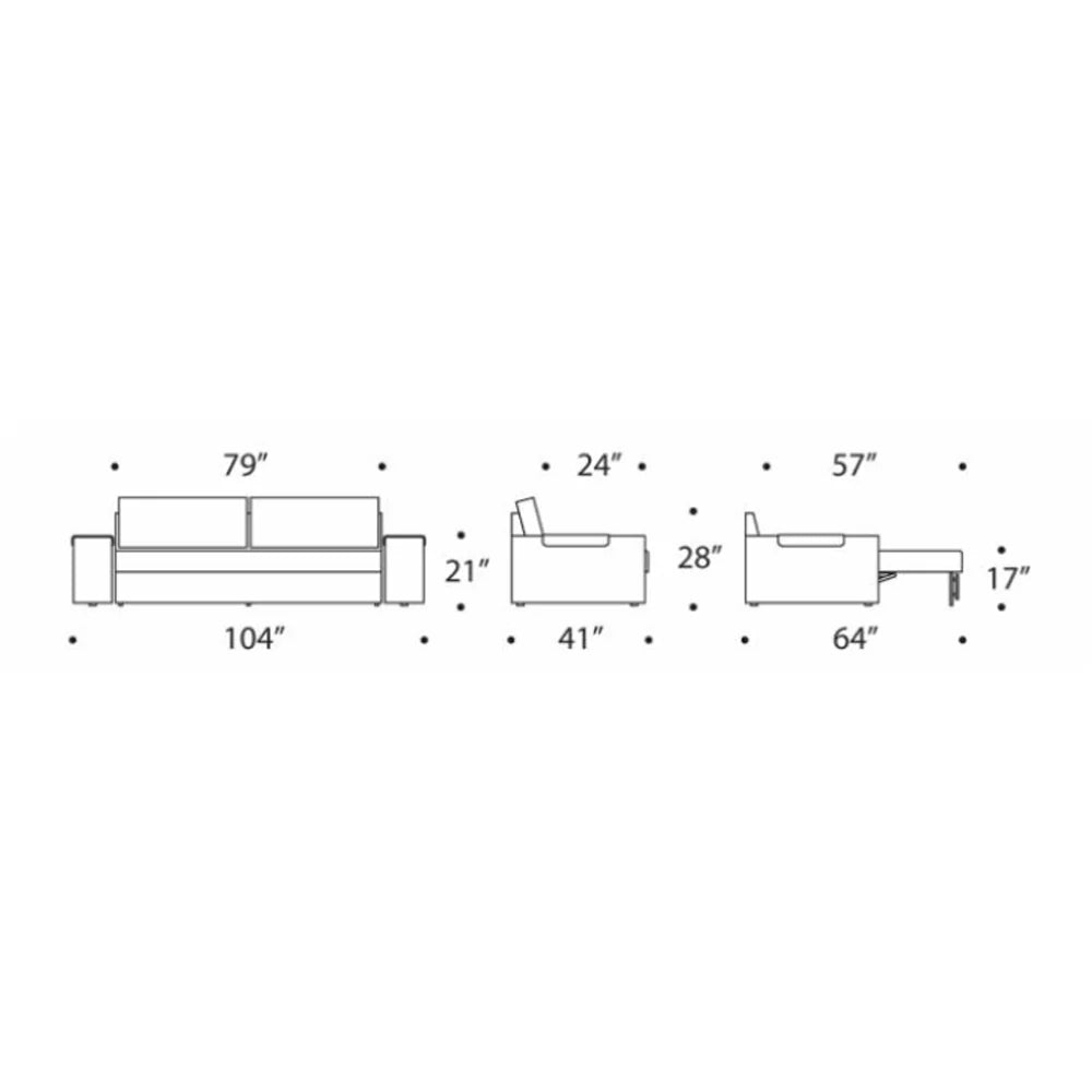 Vilander Wide Arm Full Sleeper