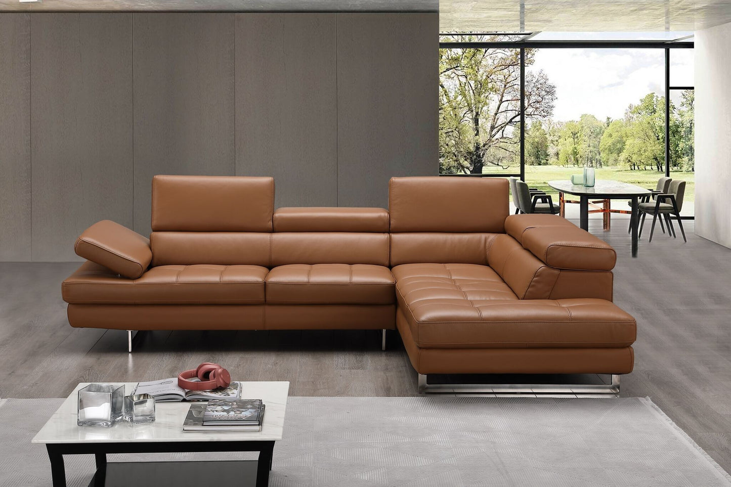 A761 Sectional Italian Sofa