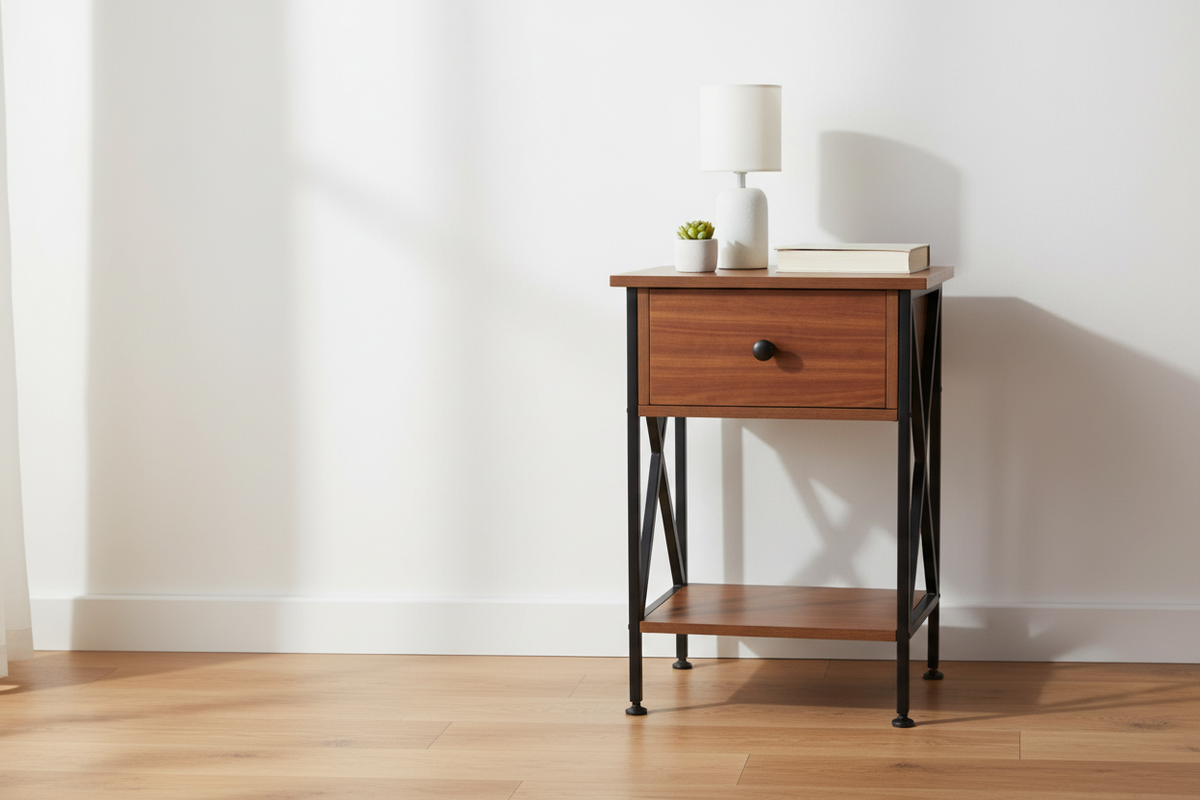 Mesa en Esquina Minimalista Moderna