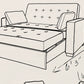 Full Serta sofa bed AGUSTINE